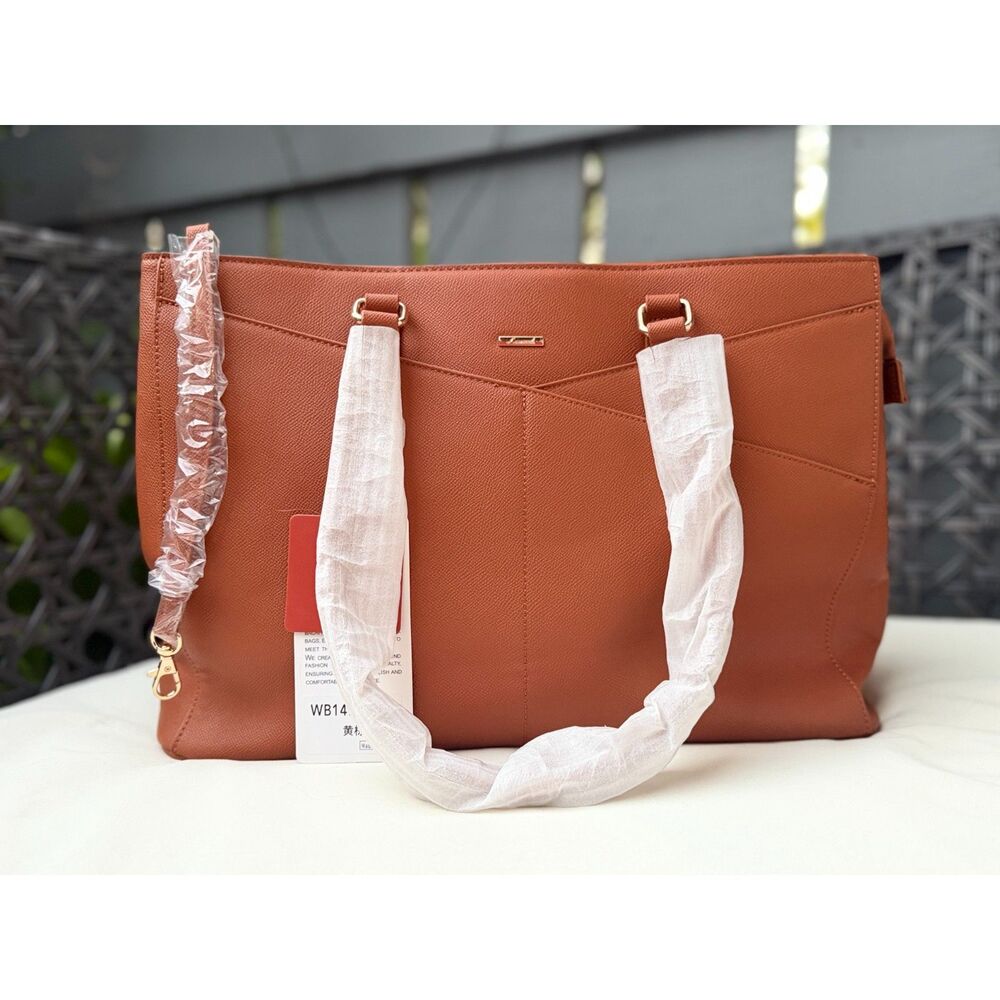 Lovevook Brown Large Tote Bag New With Tags
